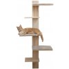 Odpočívadlo a škrabadlo pro kočky Kerbl nástěnné škrabadlo Timber Wall 150 cm