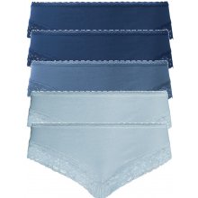 esmara Dámské krajkové kalhotky 5 kusů navy modrá aruba modrá