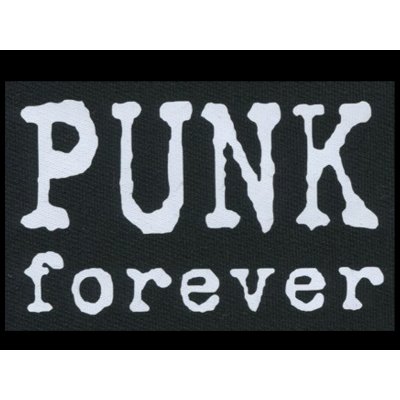 Nášivka PUNK forever – Zboží Dáma