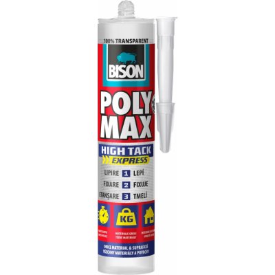 Bison Poly Max High Tack Crystal 300 g