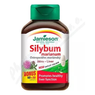 Jamieson Ostropestřec mariánský Sylibum mar.90 tablet – Hledejceny.cz