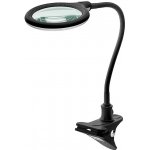 goobay Stolní lampa s lupou, 100mm, 3 dioprie, LED osvětlení 6W, klip, černá (65577) - 40.92.0366 – Zbozi.Blesk.cz