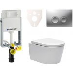 Geberit Závěsný WC set k zazdění + WC SAT Brevis SIKOGE1W3 – Zboží Dáma