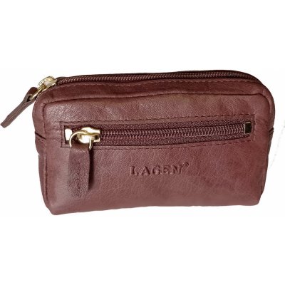 Klíčenka Kožená Lagen K-2011 hnědá – Zboží Dáma