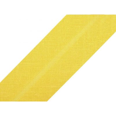 Prima-obchod Šikmý proužek bavlněný šíře 30 mm zažehlený, barva 143 552 žlutá světlá – Zboží Mobilmania