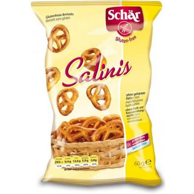 DR.SCHÄR Salinis - slané preclíky bezlepkové 60 g – Zbozi.Blesk.cz