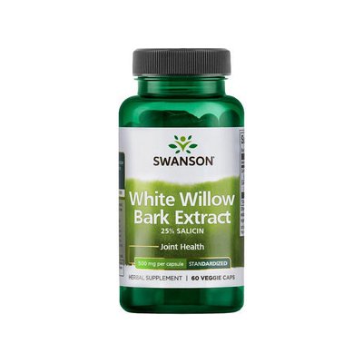 Swanson Maximum Power White Willow Bark 60 kapslí 500 mg
