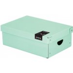Karton P+P Krabice lamino 35,5 x 24 x 9 cm PASTELINI zelená – Hledejceny.cz