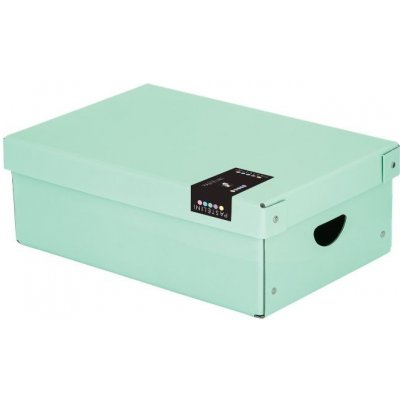 Karton P+P Krabice lamino 35,5 x 24 x 9 cm PASTELINI zelená – Hledejceny.cz