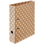 Herlitz pořadač A4 pákový Pure Glam 8 cm hnědá – Zboží Živě