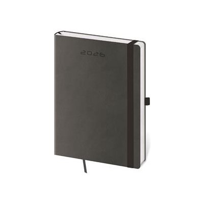 Flexies A5 Denní 2026 tmavě šedá – Zboží Dáma