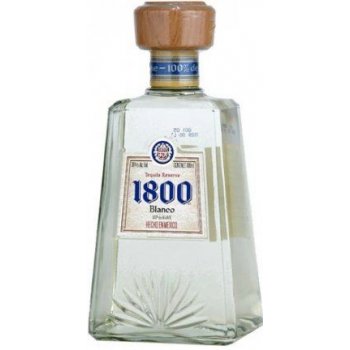 1800 BLANCO Tequila 38% 0,7 l (holá láhev)