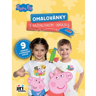 Jiri Models Omalovánky s nažehlovacími obrázky prasátko Peppa Pig – Zboží Mobilmania
