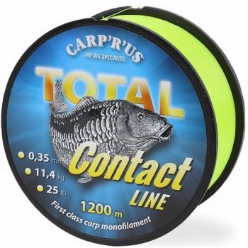 Carp ´R´ Us Total Contact Line Yellow 1200m 0,35mm 11,4kg