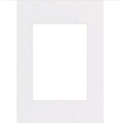 HAMA pasparta 18x24cm pro fotografii 10x15cm,arkticky bílá, šikmý bílý řez