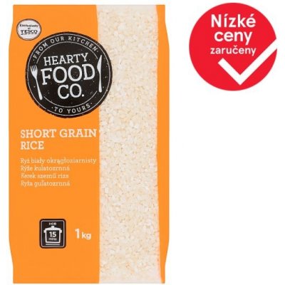 Hearty Food Co. Rýže kulatozrnná 1 kg – Sleviste.cz