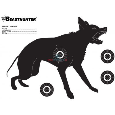 Terč silueta Beast Hunter Hound 10ks – Zboží Dáma