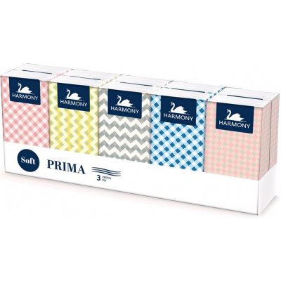 Harmony papírové kapesníčky 3-vrstvé mini 10 x 10 ks – Zboží Dáma