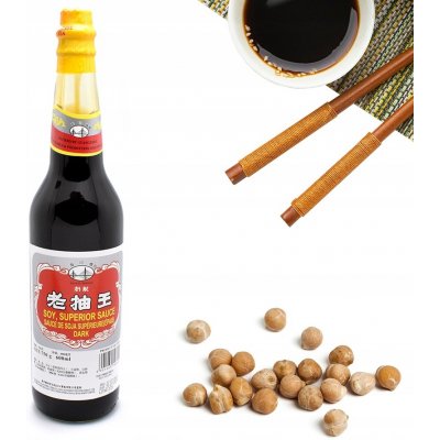 Haiyin Bridge Sójová omáčka černá Superior 600 ml – Sleviste.cz