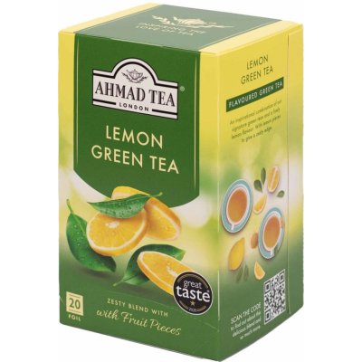 Ahmad Tea Lemon Vitality zelený čaj 20 x 2 g – Zboží Mobilmania