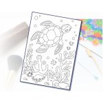 Radost v písku Šablona na pískování želva a mořský svět A5 148 x 210 mm – Hledejceny.cz