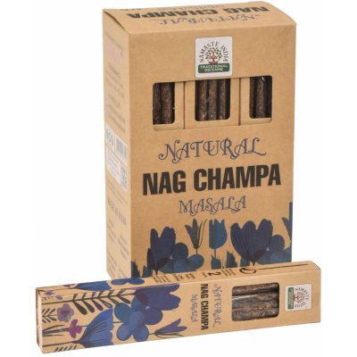 Sanu Babu Vonné tyčinky Nag Champa Natural Masala 23 cm 30 g Orkay – Hledejceny.cz