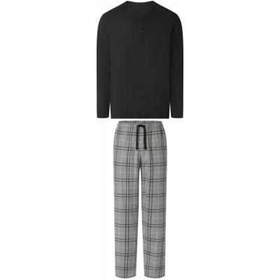 esmara Men pánské pyžamo černá/šedá – Zboží Dáma
