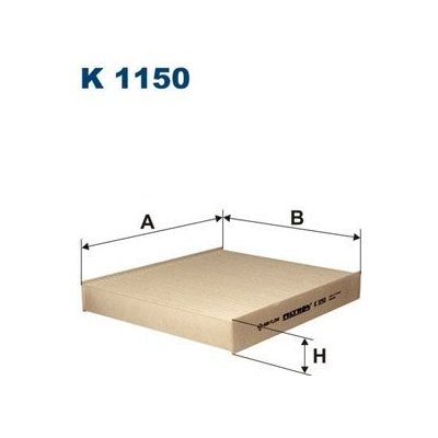Filtr, vzduch v interiéru FILTRON K 1150 – Sleviste.cz