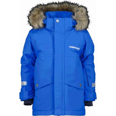 Didriksons Dětská zimní bunda Bjarven Kids Parka Carribean Blue 435 – Zboží Dáma