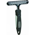 Trixie Hrablo dvojité dlouhá srst s antiskluzovou rukojetí 10 x 15 x 1,5 a 2 cm – Zbozi.Blesk.cz