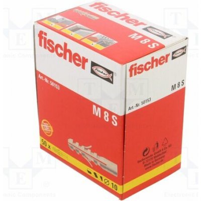 FISCHER 50153 Plastic anchor; without screw; 10x50; M-S; 50pcs; 10mm – Hledejceny.cz