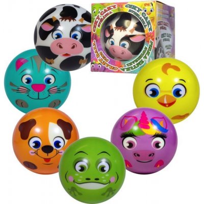 EP Line Bláznivý míč Ciky Caky 10cm balónek zvířátka 6 druhů – Zboží Mobilmania
