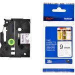 Brother TZE-N221, černý tisk bílý podklad, ne8m x 9mm – Zboží Dáma