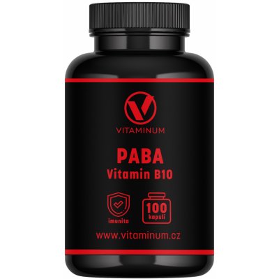 Vitaminum PABA Vitamin B10 100 kaplslí – Hledejceny.cz