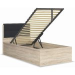 Bezvapostele Tetris s úložným prostorem dub sonoma černá – Sleviste.cz