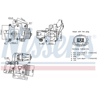 AGR-Ventil NISSENS 98387 – Hledejceny.cz