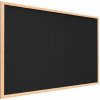 Tabule Allboards Korková tabule 90 x 60 cm tmavě šedý dřevěný rám