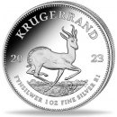 Krugerrand Rand Refinery Stříbrná mince 1 oz