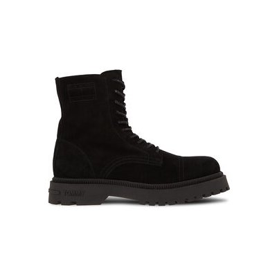 Tommy Jeans kotníková obuv Tjm Casual Boot Suede EM0EM01336 černá – Zboží Mobilmania