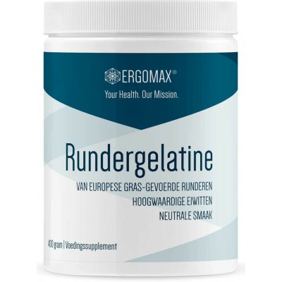 Ergomax hovězí želatina v kvalitě grass-fed z Evropy 400 g – Hledejceny.cz