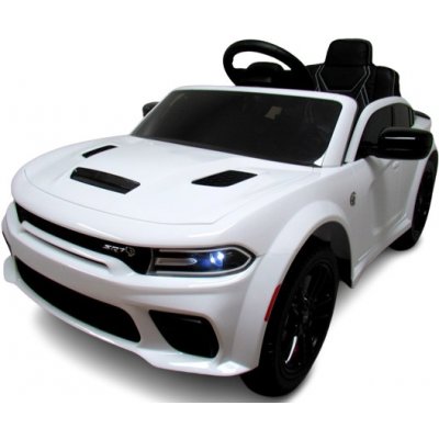 Mamido Elektrické autíčko Dodge SRT bílá – Zboží Mobilmania