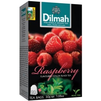 Dilmah Černý čaj Malina 20 x 1,5 g