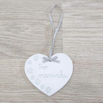 Andreas keramika Keramické závěsné srdce Pro maminku, 11cm Výška:10 x 10 cm – Hledejceny.cz