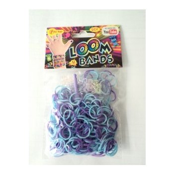 Loom Bands - Gumičky na náramky - fialovo modrá