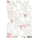 PAPERO AMO ♥ Samolepky - Králičci – Zboží Živě