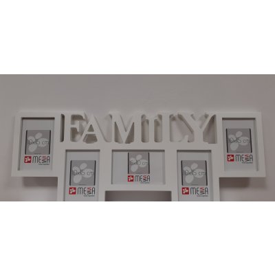 Rám na fotky family bílý MSW1028WHITE – Zboží Mobilmania