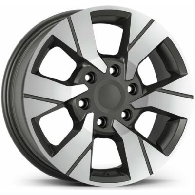 AGT 16282 6.5x16 6x120 ET50 grey matt + polished | Zboží Auto