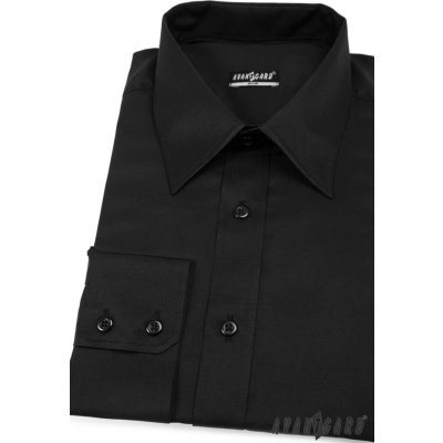 Avantgard košile slim dlouhý rukáv černá 16723 – Zboží Mobilmania