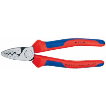 Knipex 9772180 Kleště lisovací (krimpovací) na koncové dutinky,