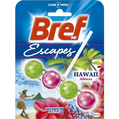 Bref WC Power Aktiv závěs kuličky Hawai 3 x 50 g – Zboží Mobilmania